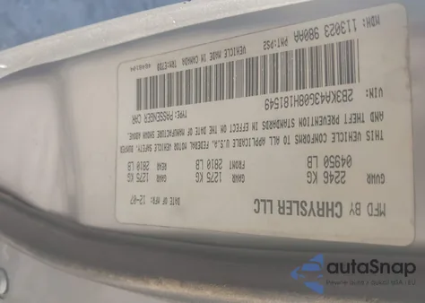 2008 Dodge Charger z USA, uszkodzony, nr VIN 2B3KA43G08H181549